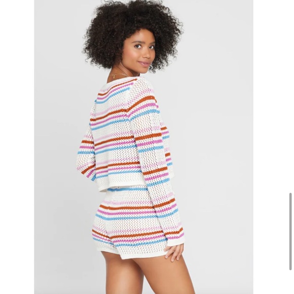 L Space On The Horizon Sweater in Sea Island Stripe Size Medium - Picture 3 of 14